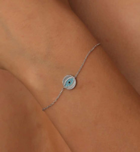 Pulsera D Plata de Ley 925