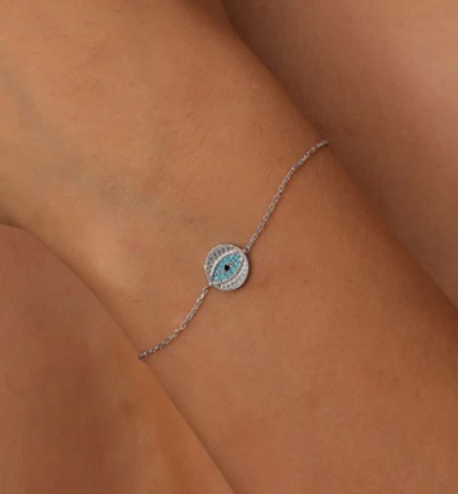Pulsera D Plata de Ley 925